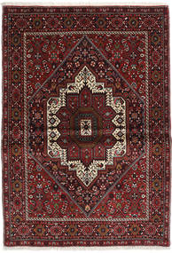  Gholtogh Teppe 103X146 Ekte Orientalsk Håndknyttet Mørk Rød/Mørk Brun (Ull, Persia/Iran)