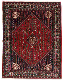  155X204 Abadeh Sherkat Farsh Teppe Håndknyttet Teppe Mørk Rød/Rød Persia/Iran 