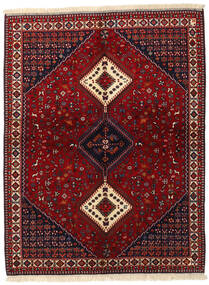Yalameh Teppe Teppe 155X200 Mørk Rød/Rød (Ull, Persia/Iran)