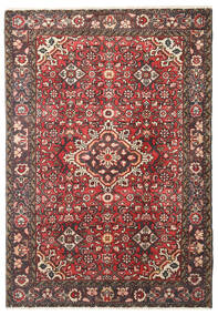  Hosseinabad Teppe 106X153 Ekte Orientalsk Håndknyttet Mørk Rød/Mørk Brun (Ull, Persia/Iran)