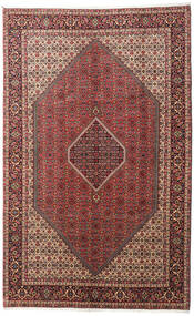  Bidjar Zanjan Teppe 200X317 Ekte Orientalsk Håndknyttet Mørk Rød/Mørk Brun (Ull, Persia/Iran)