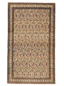  Kerman Patina Teppe 85X147 Ekte Orientalsk Håndknyttet Beige/Lys Grå (Ull, Persia/Iran)
