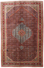  Zanjan Teppe 195X300 Ekte Orientalsk Håndknyttet Mørk Rød/Mørk Brun (Ull, Persia/Iran)