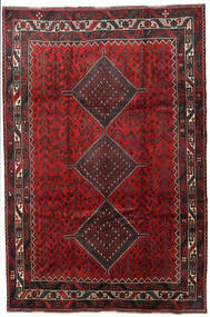  Shiraz Teppe 215X315 Ekte Orientalsk Håndknyttet Mørk Rød/Mørk Brun (Ull, Persia/Iran)