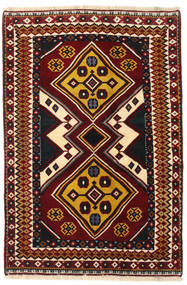  Ghashghai Teppe 127X190 Ekte Orientalsk Håndknyttet Mørk Rød (Ull, Persia/Iran)