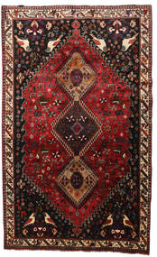  Ghashghai Teppe 165X268 Ekte Orientalsk Håndknyttet Mørk Rød/Mørk Brun (Ull, Persia/Iran)