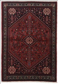  Abadeh Teppe 100X151 Ekte Orientalsk Håndknyttet Mørk Brun/Mørk Rød (Ull, Persia/Iran)