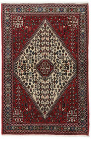  Persisk Abadeh Teppe 97X150 Mørk Rød/Rød 