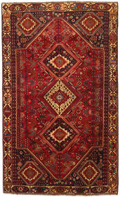  Shiraz Teppe 180X300 Ekte Orientalsk Håndknyttet Rød, Brun (Ull, Persia/Iran)