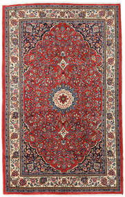  Sarough Teppe 137X220 Ekte Orientalsk Håndknyttet Mørk Rød/Mørk Blå (Ull, Persia/Iran)