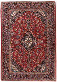  Keshan Teppe 140X203 Ekte Orientalsk Håndknyttet Mørk Brun/Mørk Rød (Ull, Persia/Iran)