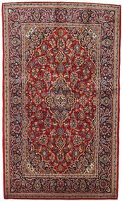  Keshan Teppe 135X225 Ekte Orientalsk Håndknyttet Mørk Rød/Mørk Brun (Ull, Persia/Iran)