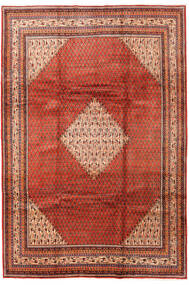  Sarough Mir Teppe 214X317 Ekte Orientalsk Håndknyttet Rust/Mørk Brun (Ull, Persia/Iran)