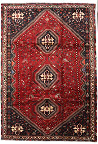  Ghashghai Teppe 223X322 Ekte Orientalsk Håndknyttet Rød, Mørk Rød (Ull, Persia/Iran)