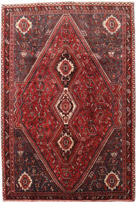  Ghashghai Teppe 189X278 Ekte Orientalsk Håndknyttet Mørk Rød/Mørk Brun (Ull, Persia/Iran)