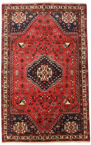  Ghashghai Teppe 156X253 Ekte Orientalsk Håndknyttet Mørk Rød/Rust (Ull, Persia/Iran)