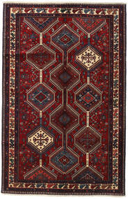  Yalameh Teppe 153X237 Ekte Orientalsk Håndknyttet Mørk Rød, Rød (Ull, Persia/Iran)