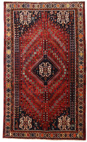  Ghashghai Teppe 160X266 Ekte Orientalsk Håndknyttet Mørk Rød (Ull, Persia/Iran)
