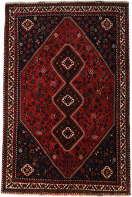  Shiraz Teppe 176X270 Ekte Orientalsk Håndknyttet Mørk Rød (Ull, Persia/Iran)