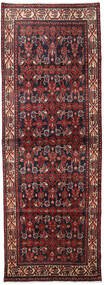  Hamadan Teppe 106X298 Ekte Orientalsk Håndknyttet Teppeløpere Mørk Rød/Mørk Brun (Ull, Persia/Iran)