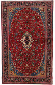  Sarough Teppe 130X208 Ekte Orientalsk Håndknyttet Mørk Rød (Ull, Persia/Iran)