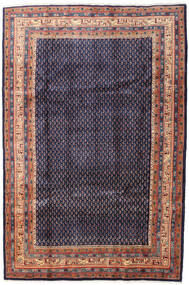  Sarough Mir Teppe 215X320 Ekte Orientalsk Håndknyttet Mørk Lilla/Lysbrun (Ull, Persia/Iran)