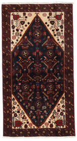  Beluch Teppe 106X200 Ekte Orientalsk Håndknyttet Mørk Rød, Beige (Ull, Persia/Iran)