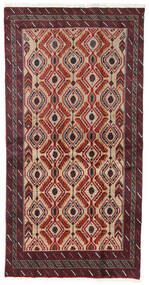  Beluch Teppe 100X192 Ekte Orientalsk Håndknyttet Rød, Mørk Rød (Ull, Persia/Iran)