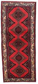  Hamadan Teppe 78X185 Ekte Orientalsk Håndknyttet Teppeløpere Mørk Rød/Rød (Ull, Persia/Iran)