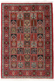  Ghom Kork/Silke Teppe 110X157 Ekte Orientalsk Håndknyttet Mørk Brun/Mørk Rød (Ull/Silke, Persia/Iran)