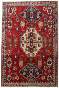  Ghashghai Teppe 194X294 Ekte Orientalsk Håndknyttet Mørk Rød/Mørk Lilla (Ull, Persia/Iran)