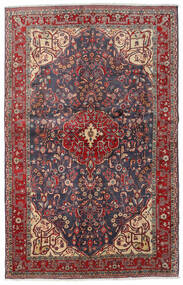  Sarough Sherkat Farsh Teppe 127X200 Ekte Orientalsk Håndknyttet Mørk Rød/Mørk Grå (Ull, Persia/Iran)