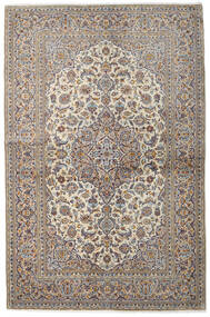 Keshan Teppe 137X211 Ekte Orientalsk Håndknyttet Lys Grå/Lysbrun (Ull, Persia/Iran)