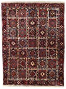  Persisk Yalameh Teppe 150X196 Mørk Rød/Rød 