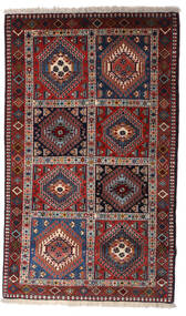 83X138 Yalameh Teppe Orientalsk Mørk Rød/Rød (Ull, Persia/Iran)