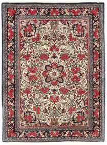  Bidjar Teppe 115X155 Ekte Orientalsk Håndknyttet Mørk Brun/Mørk Rød (Ull, Persia/Iran)