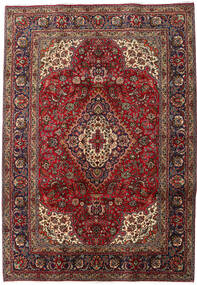  Tabriz Teppe 203X293 Ekte Orientalsk Håndknyttet Rød, Mørk Rød (Ull, Persia/Iran)