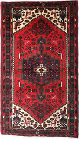  Hamadan Teppe 100X175 Ekte Orientalsk Håndknyttet Mørk Brun/Rød (Ull, Persia/Iran)