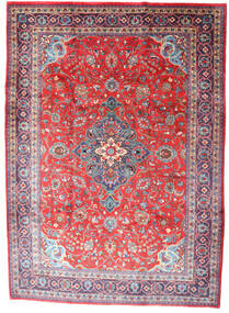  Mahal Teppe 227X315 Ekte Orientalsk Håndknyttet Lys Grå/Lyserosa (Ull, Persia/Iran)