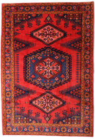 Wiss Teppe 215X310 Ekte Orientalsk Håndknyttet Mørk Lilla/Mørk Rød/Rød (Ull, Persia/Iran)