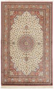  Ghom Silke Teppe 158X250 Ekte Orientalsk Håndknyttet Mørk Rød/Brun (Silke, Persia/Iran)