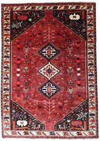  Ghashghai Teppe 201X287 Ekte Orientalsk Håndknyttet Mørk Rød/Rød (Ull, Persia/Iran)