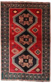  Shiraz Teppe 148X234 Ekte Orientalsk Håndknyttet Mørk Brun/Mørk Rød (Ull, Persia/Iran)