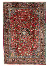  Mahal Teppe 217X318 Ekte Orientalsk Håndknyttet Mørk Rød/Mørk Brun (Ull, Persia/Iran)