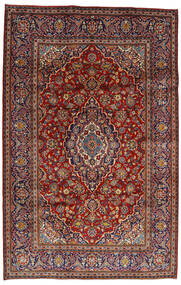  197X306 Keshan Teppe Rød/Mørk Rød Persia/Iran 