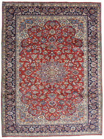  Najafabad Teppe 263X346 Ekte Orientalsk Håndknyttet Lys Grå/Mørk Rød Stort (Ull, Persia/Iran)