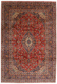  Keshan Teppe 250X370 Ekte Orientalsk Håndknyttet Mørk Brun/Mørk Rød Stort (Ull, Persia/Iran)