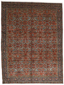  Tabriz Teppe 302X396 Ekte Orientalsk Håndknyttet Mørk Rød/Mørk Brun Stort (Ull, Persia/Iran)