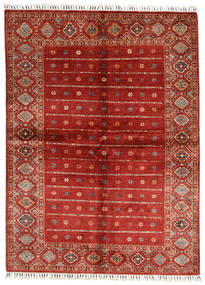  Shabargan Teppe 170X231 Ekte Orientalsk Håndknyttet Rust/Mørk Rød (Ull, Afghanistan)