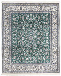  Nain 9La Teppe 247X298 Ekte Orientalsk Håndknyttet Lys Grå/Blå ( Persia/Iran)